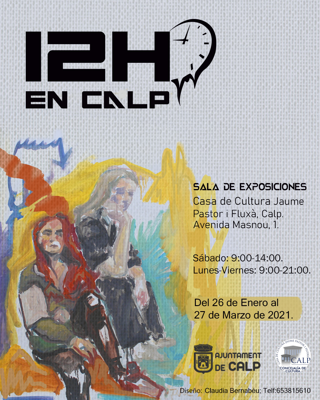 Exposición 12h en Calp