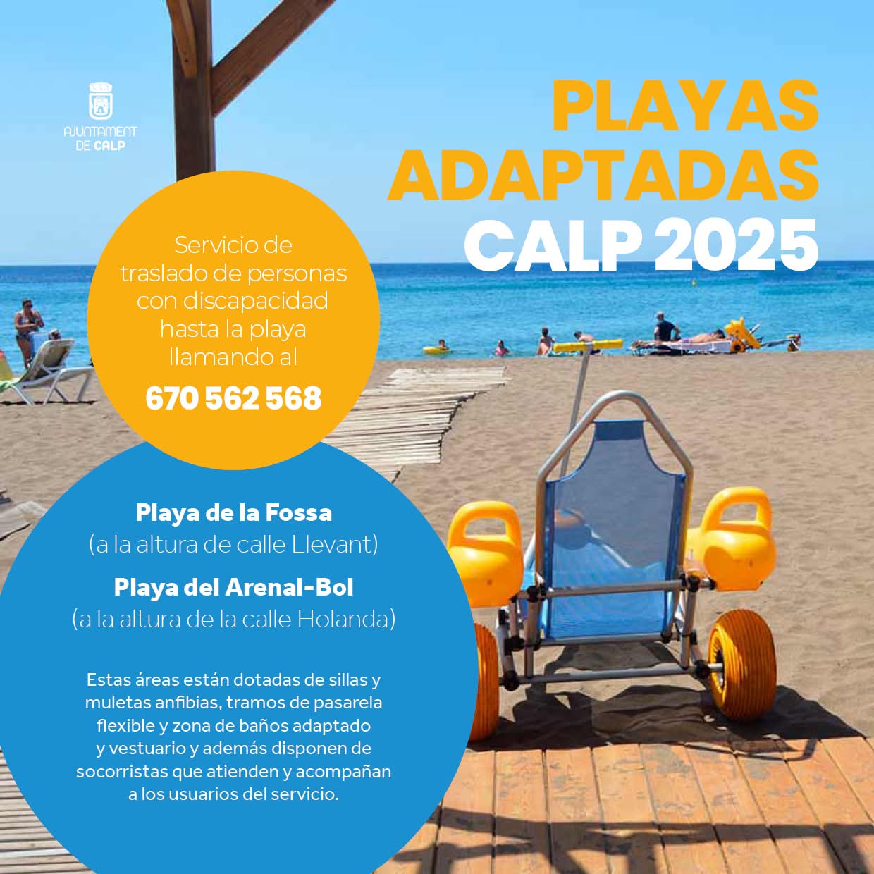 PLAYAS ADAPTADAS CALP 2025