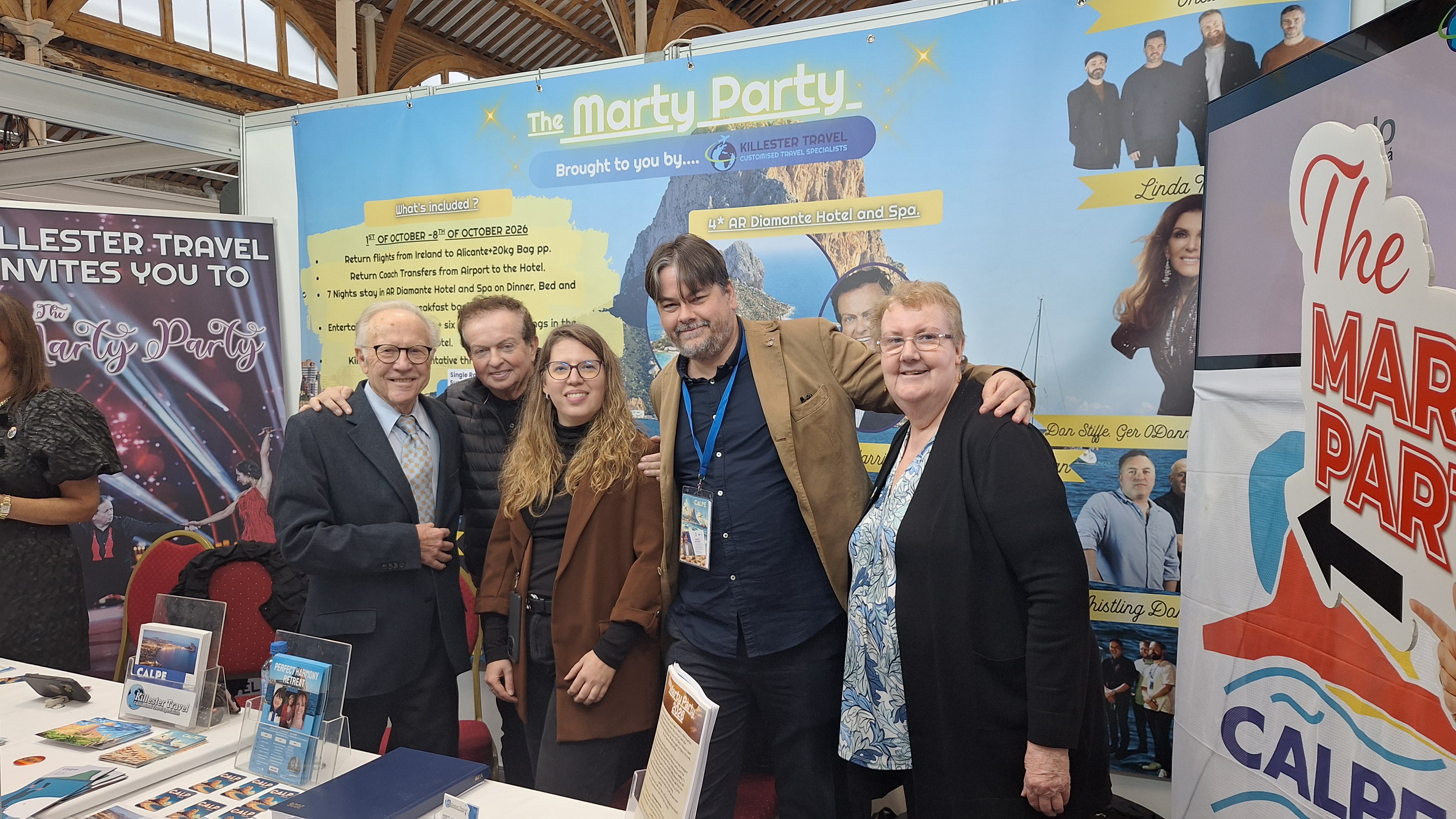 El Ayuntamiento de Calp promociona su oferta turística en el mercado irlandés sénior durante la feria “The 50 Plus Show” de Dublín