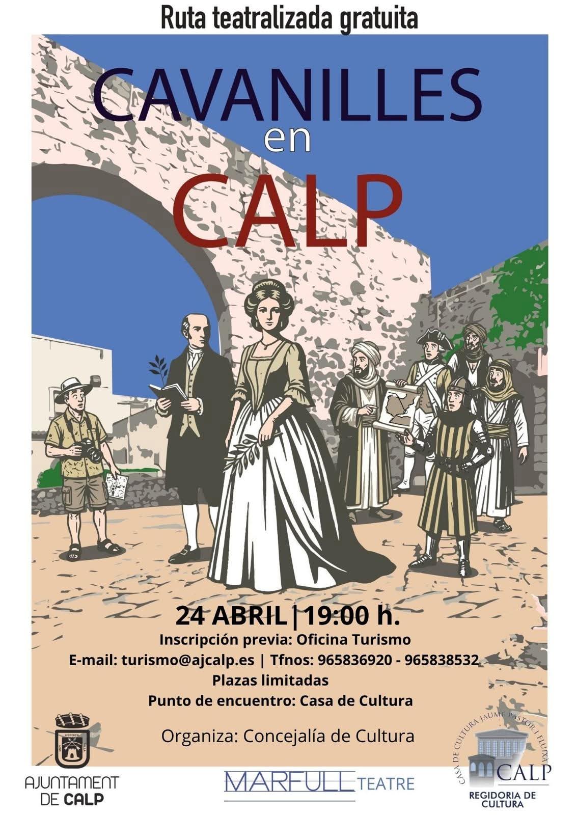 Calp Town Hall launches a new theatrical route to discover the history of the municipality through Cavanilles