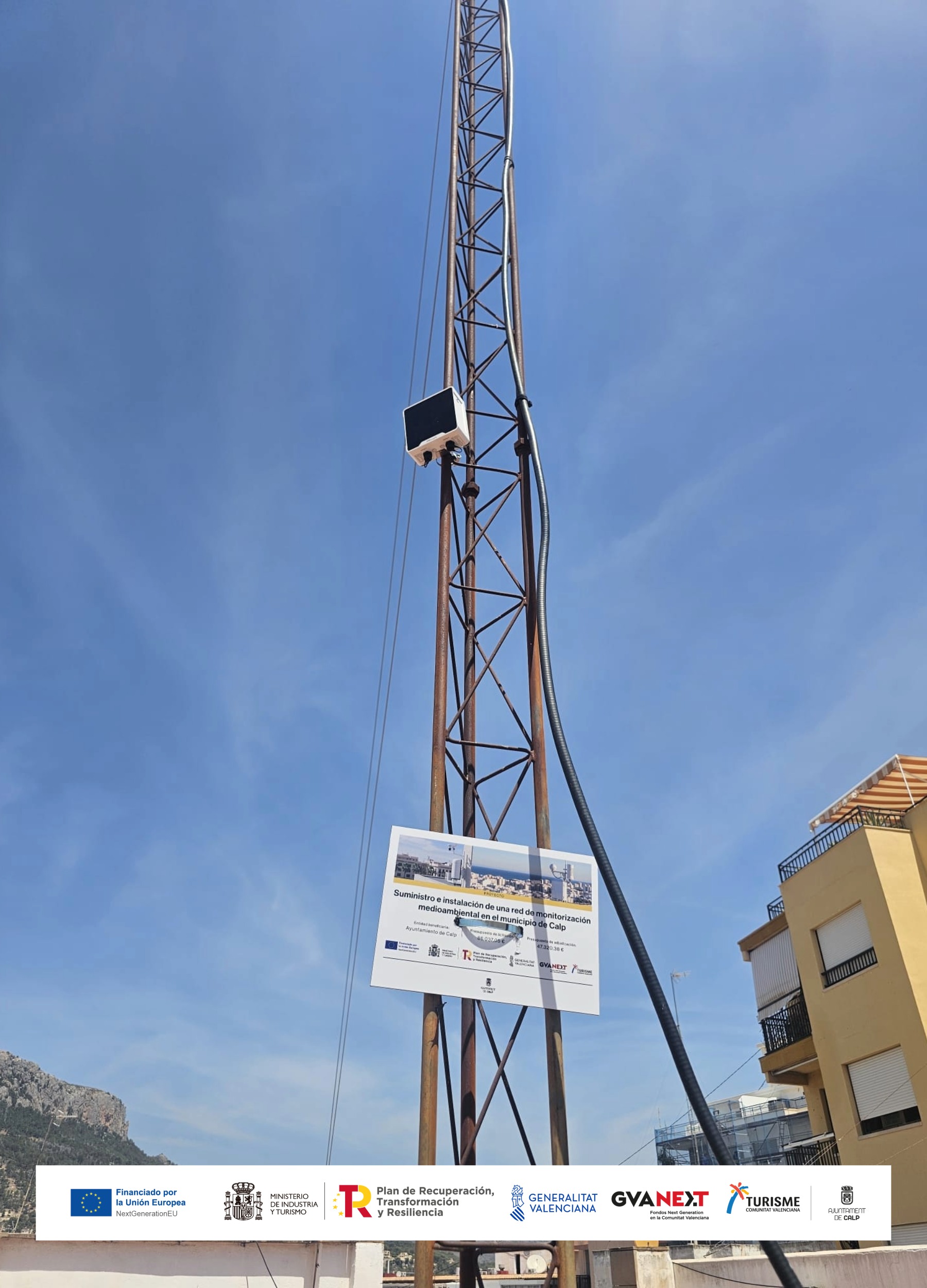Calp installe un réseau de stations météorologiques et de surveillance de la qualité de l'air afin d'améliorer la durabilité de la destination touristique.