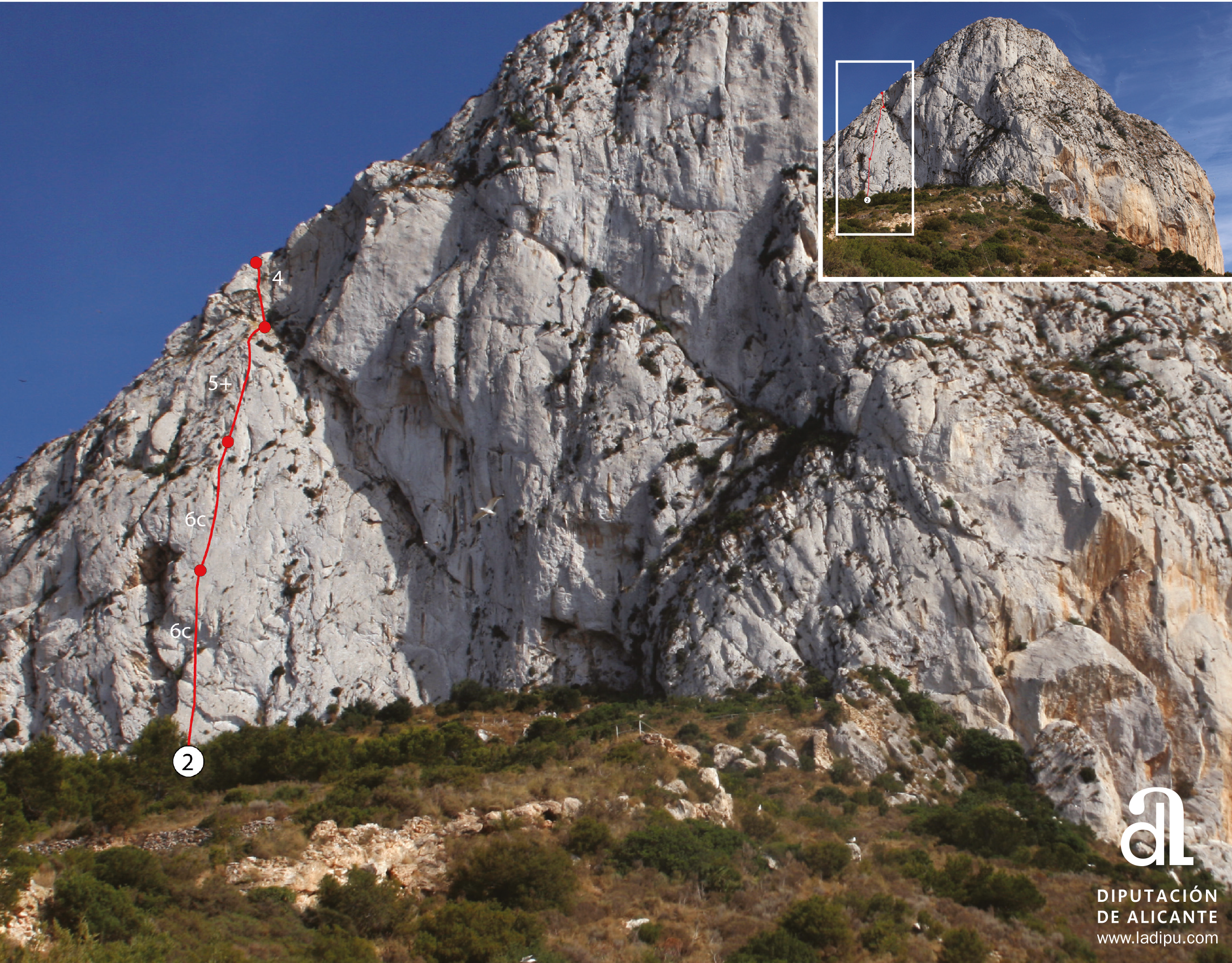 Peñón de Ifach - Route 02
