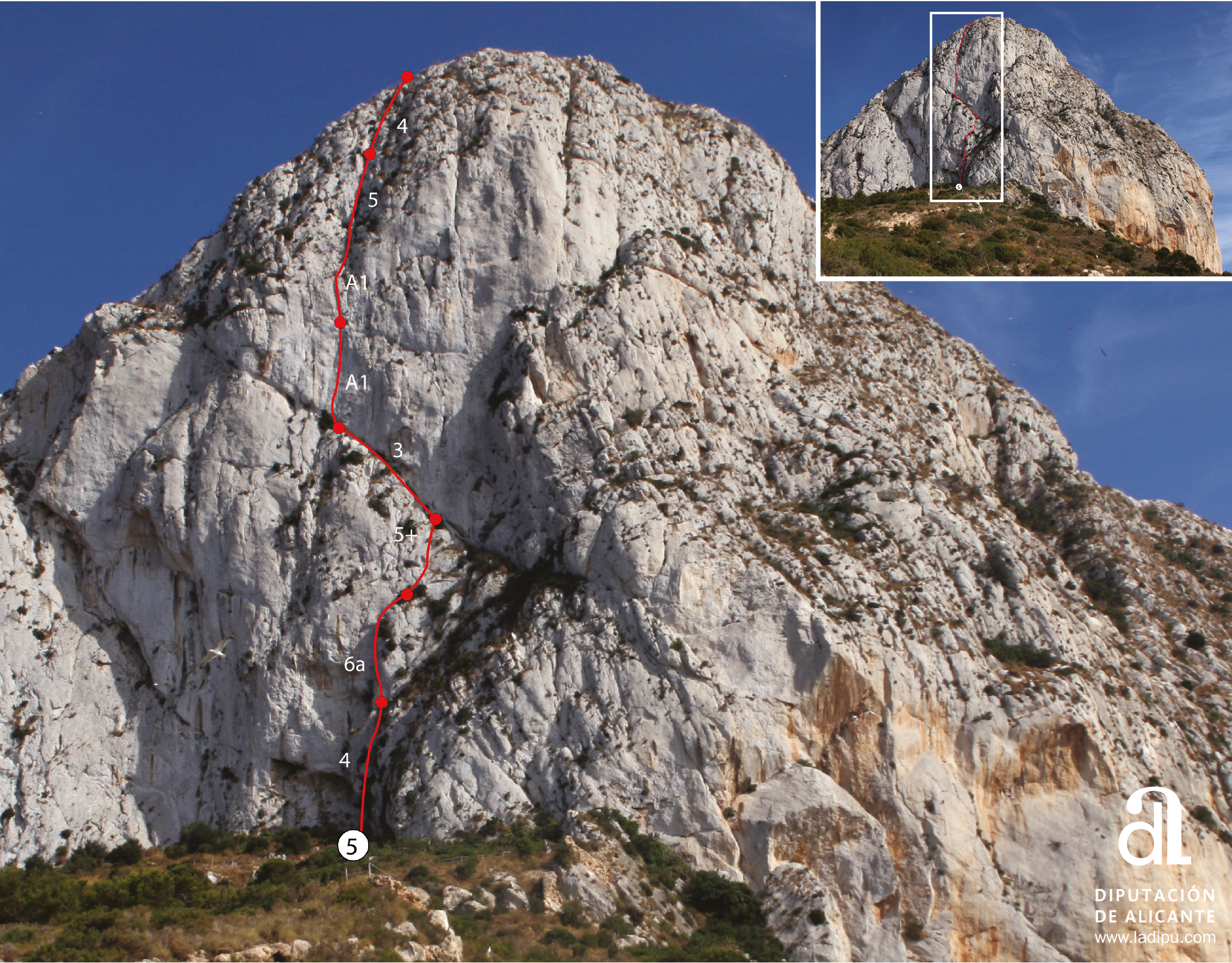 Peñón de Ifach - Route 05