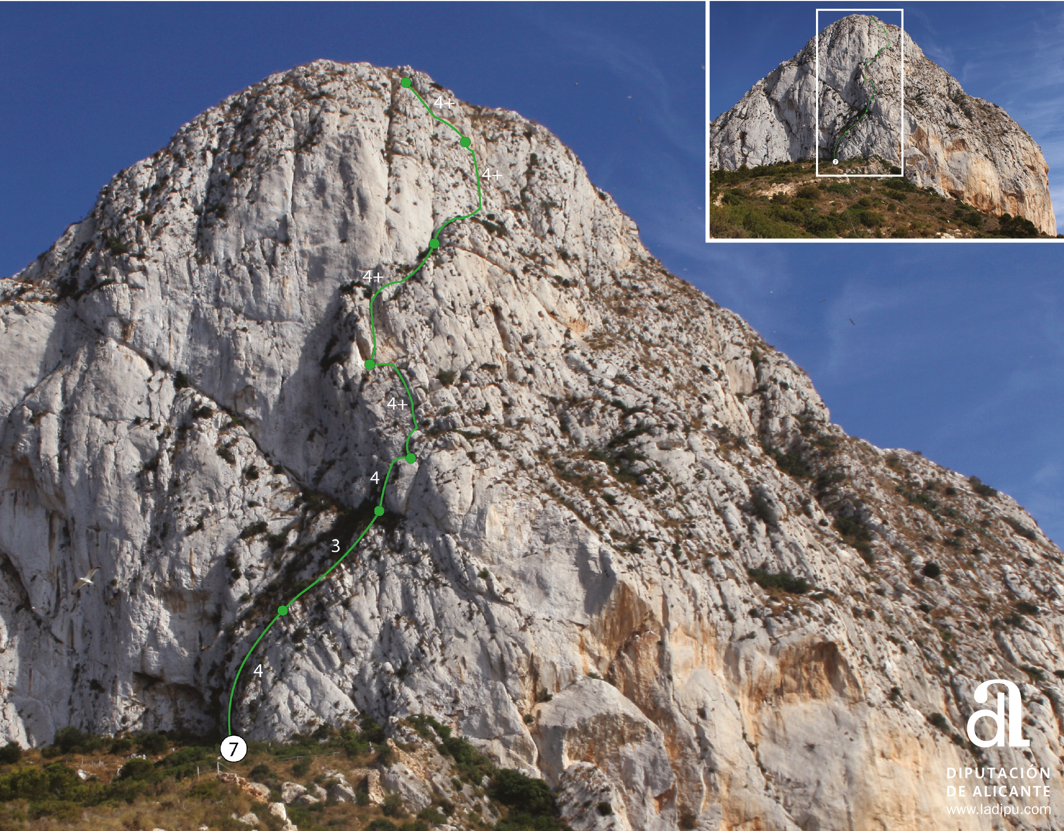 Peñon de Ifach - Route 07 
