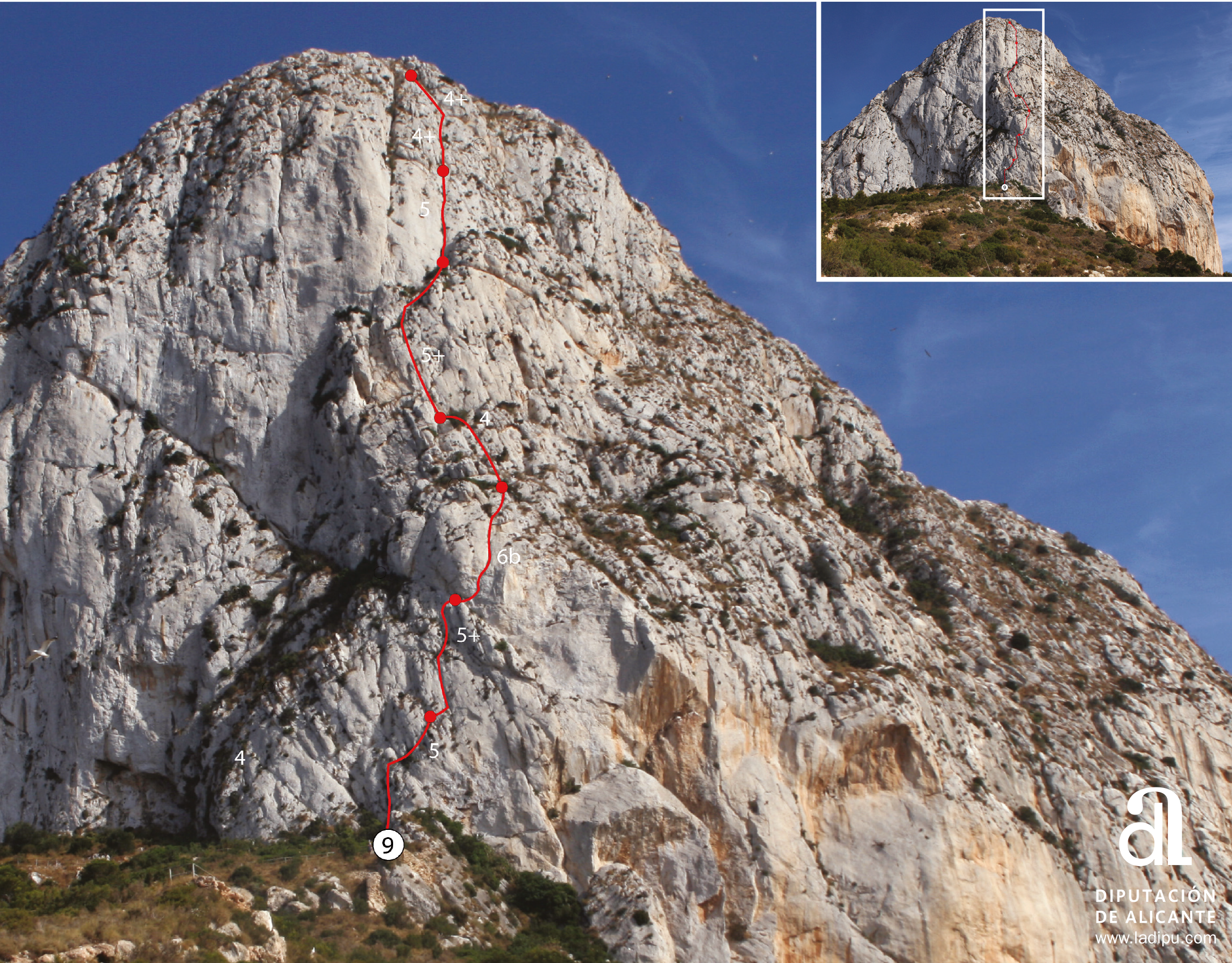 Peñon de Ifach - Route 09