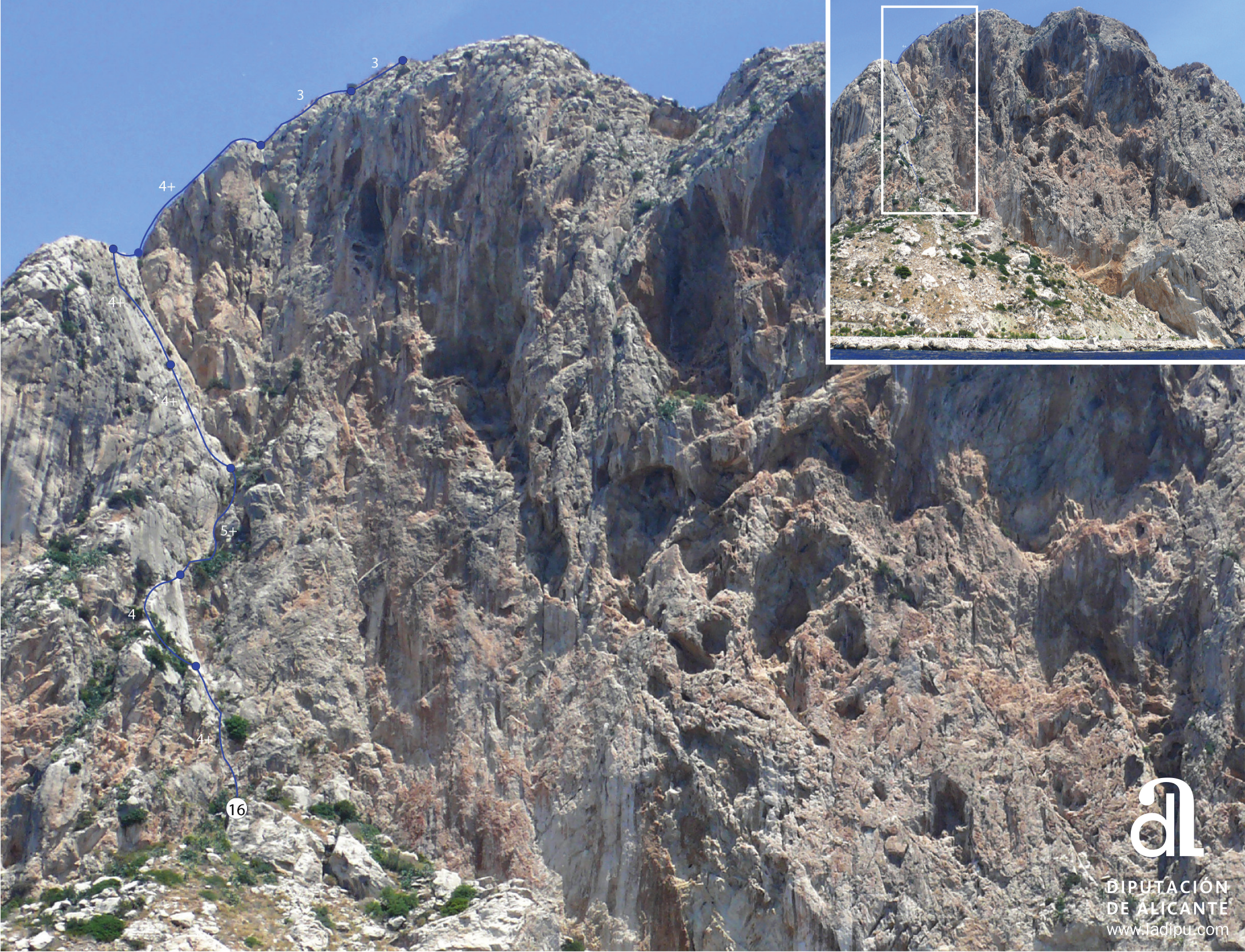 Peñon de Ifach - Route 16