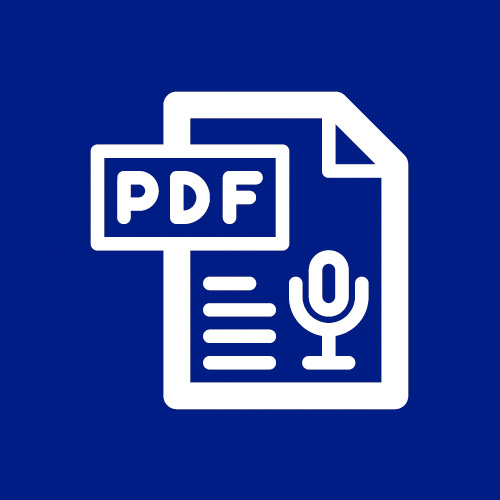 PDF accessible to screen readers