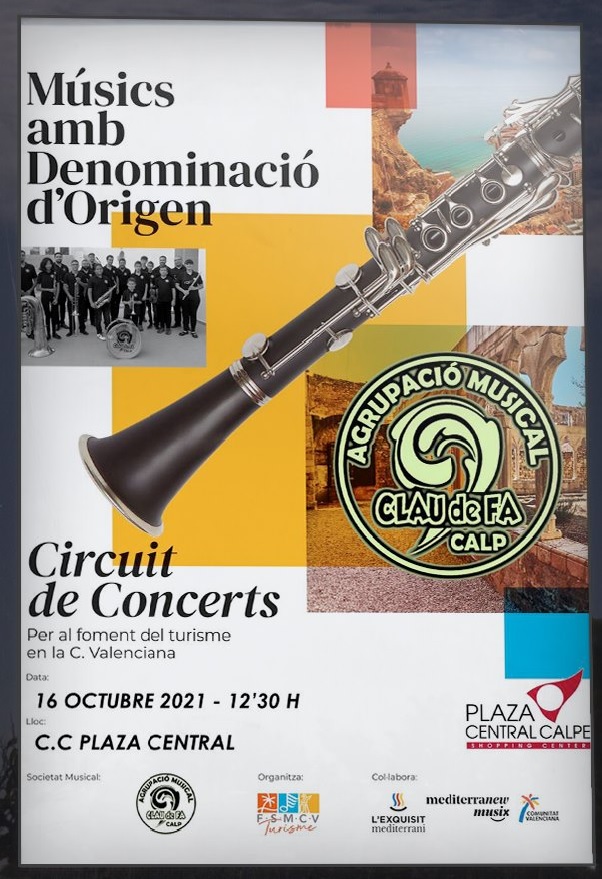 Músics amb Denominació d'Origen "Agrupación Musical Clau de Fa Calp"