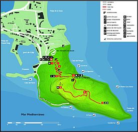 Mapa Ifach