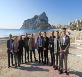 El Secretario Autonómico de Turismo Visita en Calp las Obras de Reparación de los Desperfectos Del Temporal de Enero El Secretario Autonómico de Turismo Visita en Calp las Obras de Reparación de los Desperfectos Del Temporal de Enero