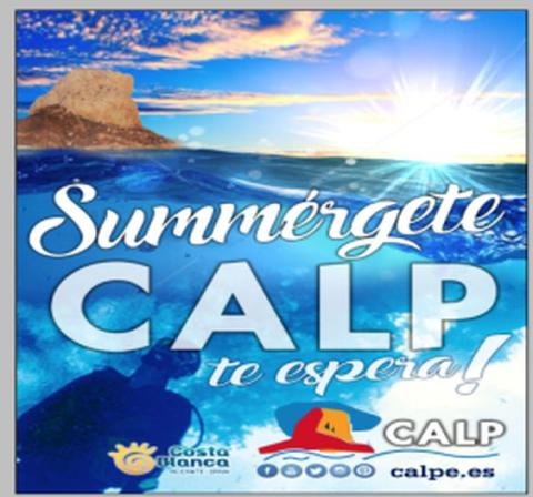 Tourism Department Begins A Promotion Campaign With The Slogan "calp Te Espera, Summérgete" Tourism Department Begins A Promotion Campaign With The Slogan "calp Te Espera, Summérgete"