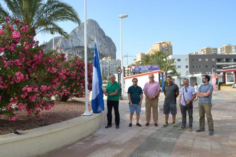 Blue Flags Fly Again On The Beaches Of Calp Blue Flags Fly Again On The Beaches Of Calp