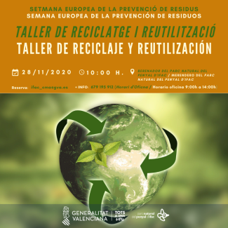 Semana Europea de la Prevención de Residuos: Taller de reciclaje y reutilización
