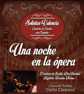 Solistas Valencia & Carlos Casanova presentan "Una noche en la Ópera"