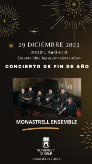 Concierto Fin de año Monastrell Ensemble