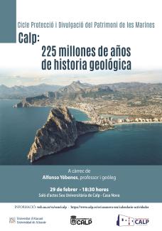 Conferencia "Calp: 225 años de historia geológica"