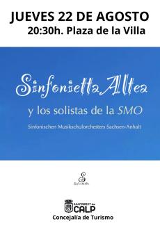 Concierto de Sinfonietta Altea y los solistas de la SMO