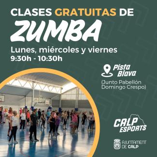 Clases gratuitas de zumba