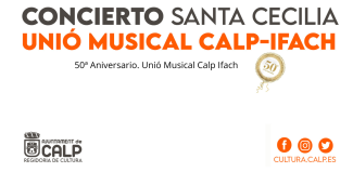 Concierto de Santa Cecilia. Unión Musical Calp-Ifach (50 aniversario)