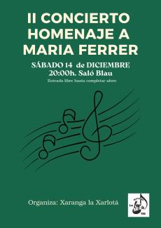 cartel del concierto