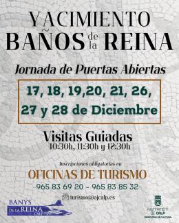 cartel de las visitas