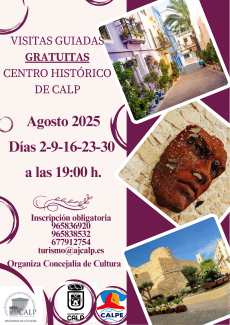 VISITAS AGOSTO CASCO ANTIGUO CALPE
