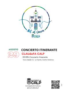 CONCIERTO ITINERANTE CLAUDEFA