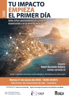 TALLER "EL TEU IMPACTE COMENÇA EL PRIMER DIA"