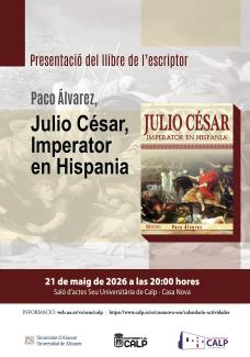 PRESENTACIÓ DEL LLIBRE: JULIOL CÉSAR, IMPERATOR A HISPÀNIA