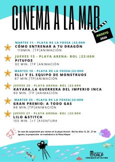 CINEMA A LA MAR - AGOST