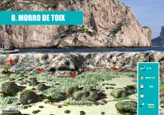 Tauchrouten - Morro de Toix