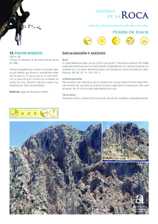 Rock Trails - Peñón de Ifach - Route 17 - Polvos Mágicos (in Spanish)