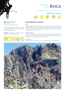 Rock Trails - Peñón de Ifach - Route 30 - Línea Mágica (in Spanish)