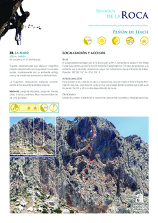 Felsenpfade - Peñón de Ifach - Route 38 - La Nariz (auf Spanisch)