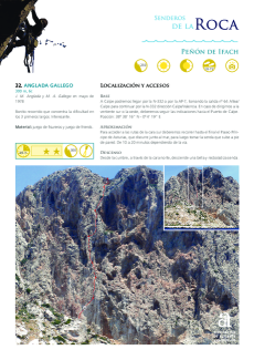 Rock Trails - Peñón de Ifach - Route 32 - Anglada Gallego (in Spanish)
