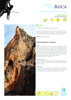 Rock Trails - Mascarat - Route 09 - G.E.D.E. (in Spanish)
